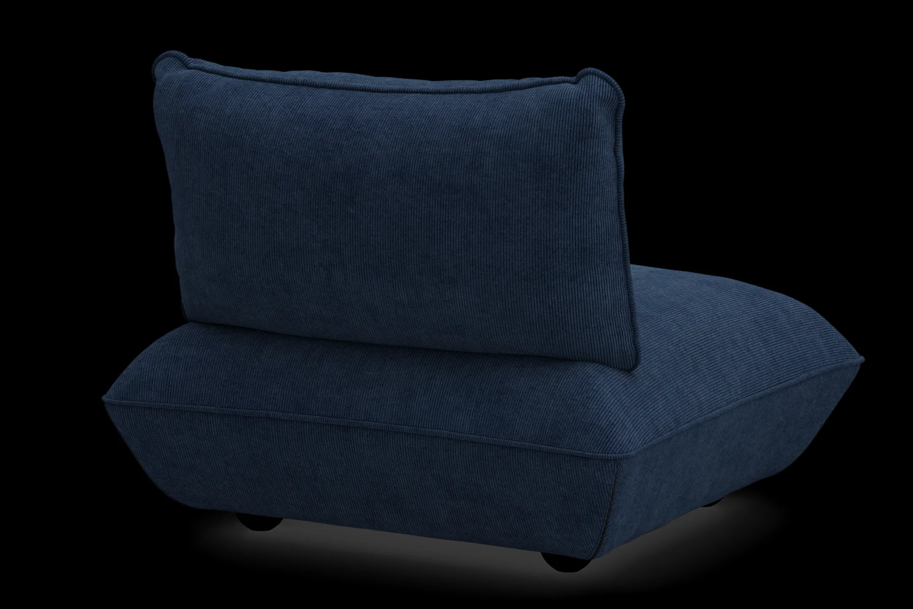 Sumo Seat Cord Seat, bleu, 108x108x90 cm