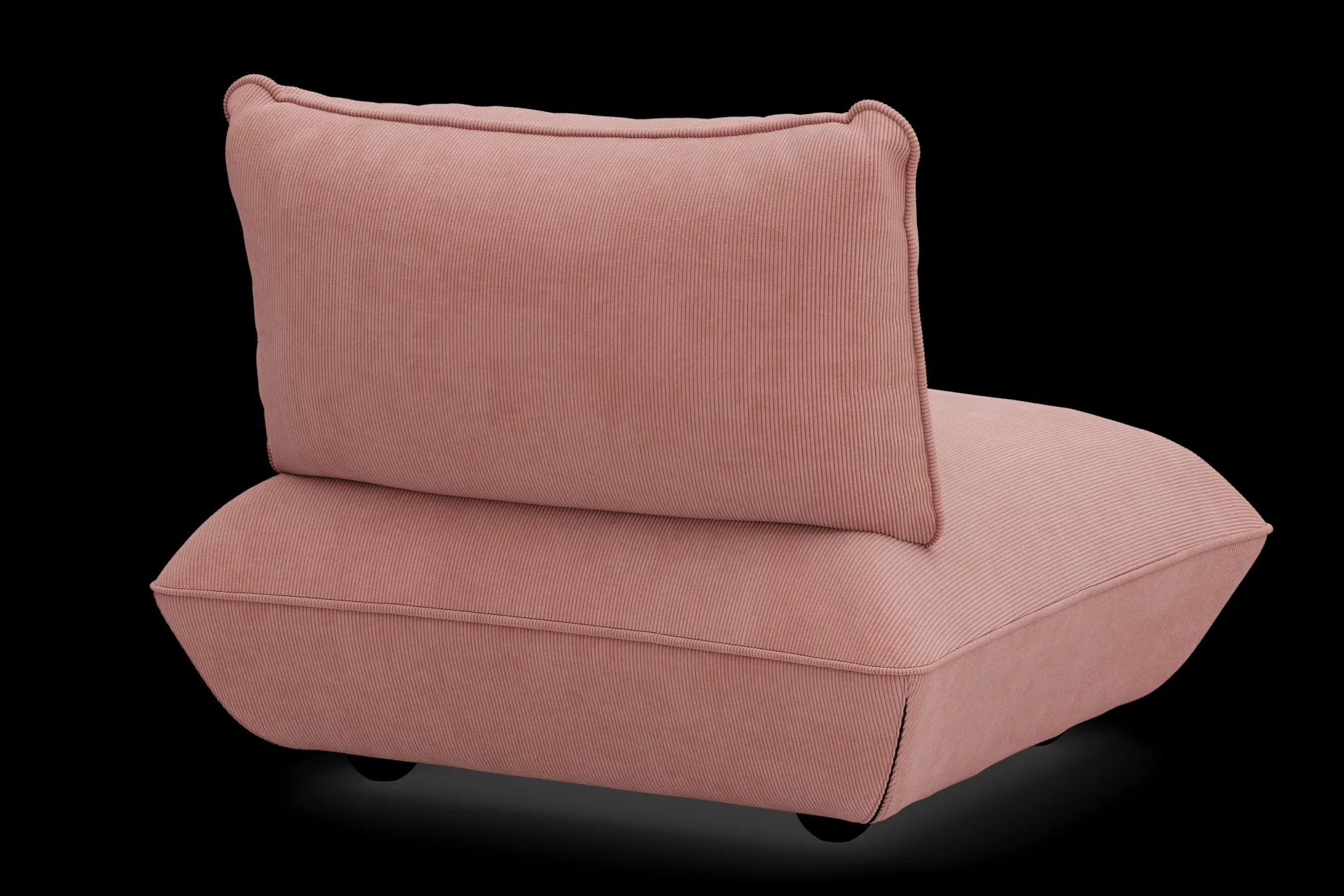 Sumo Seat Cord Seat, rose, 108x108x90 cm