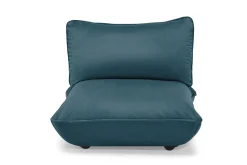 Sumo Seat Velvet Seat, bleu, 108x108x90 cm