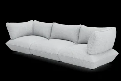 Sumo Sofa Grand Boucle Light Grey Melange Canapé modulaire d’intérieur, 301x108x90 cm