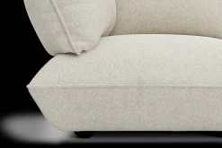 Sumo Sofa Medium Boucle Beige Canapé modulaire d’intérieur, 210.5x108x90 cm