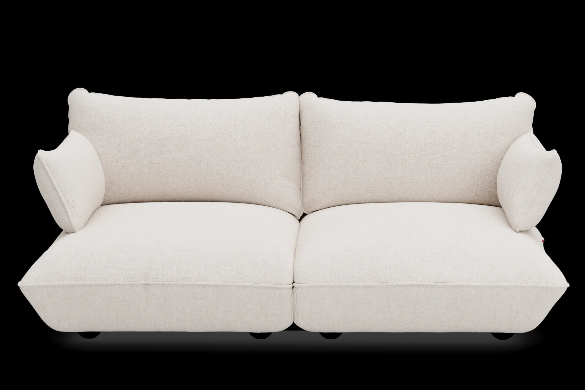 Sumo Sofa Medium Boucle Creme Canapé modulaire d’intérieur, 210.5x108x90 cm