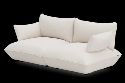 Sumo Sofa Medium Boucle Creme Canapé modulaire d’intérieur, 210.5x108x90 cm