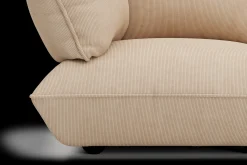 Sumo Sofa Medium Cord Beige Canapé modulaire d’intérieur, 210.5x108x90 cm