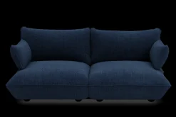Sumo Sofa Medium Cord Deep Blue Canapé modulaire d’intérieur, 210.5x108x90 cm
