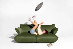 Sumo Sofa Medium Velvet Deep Green Canapé modulaire d’intérieur, 210.5x108x90 cm