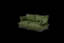 Sumo Sofa Medium Velvet Deep Green Canapé modulaire d’intérieur, 210.5x108x90 cm