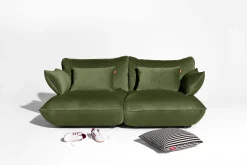 Sumo Sofa Medium Velvet Deep Green Canapé modulaire d’intérieur, 210.5x108x90 cm