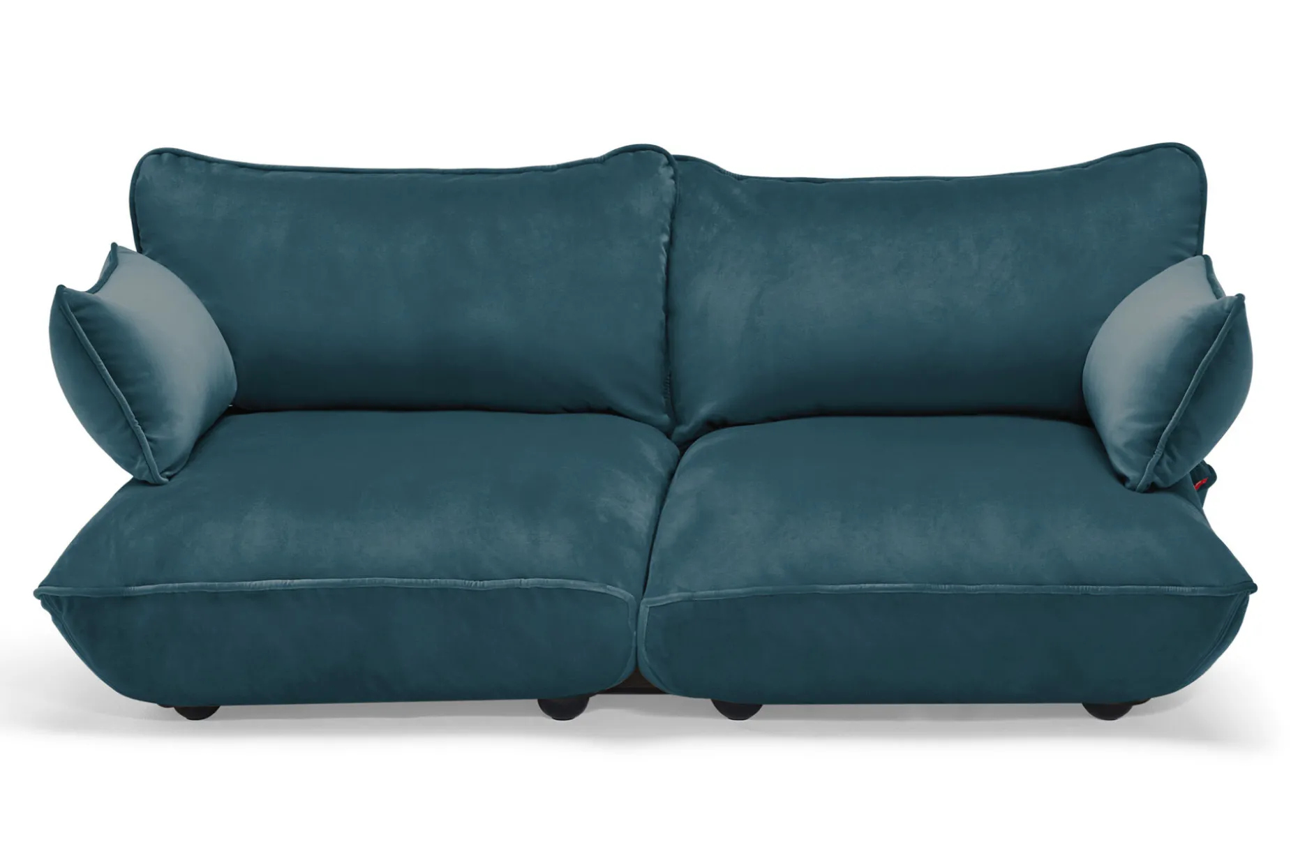 Sumo Sofa Medium Velvet Petrol Canapé modulaire d’intérieur, 210.5x108x90 cm