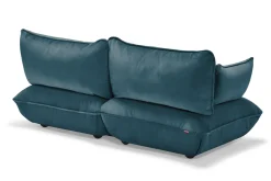 Sumo Sofa Medium Velvet Petrol Canapé modulaire d’intérieur, 210.5x108x90 cm