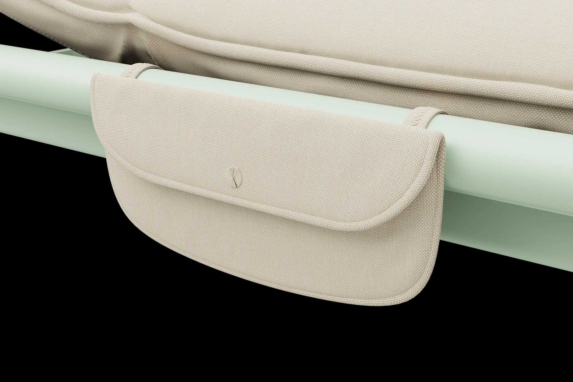 Sunbun Daybed Daybed d’extérieur, beige, 212x97x39 cm