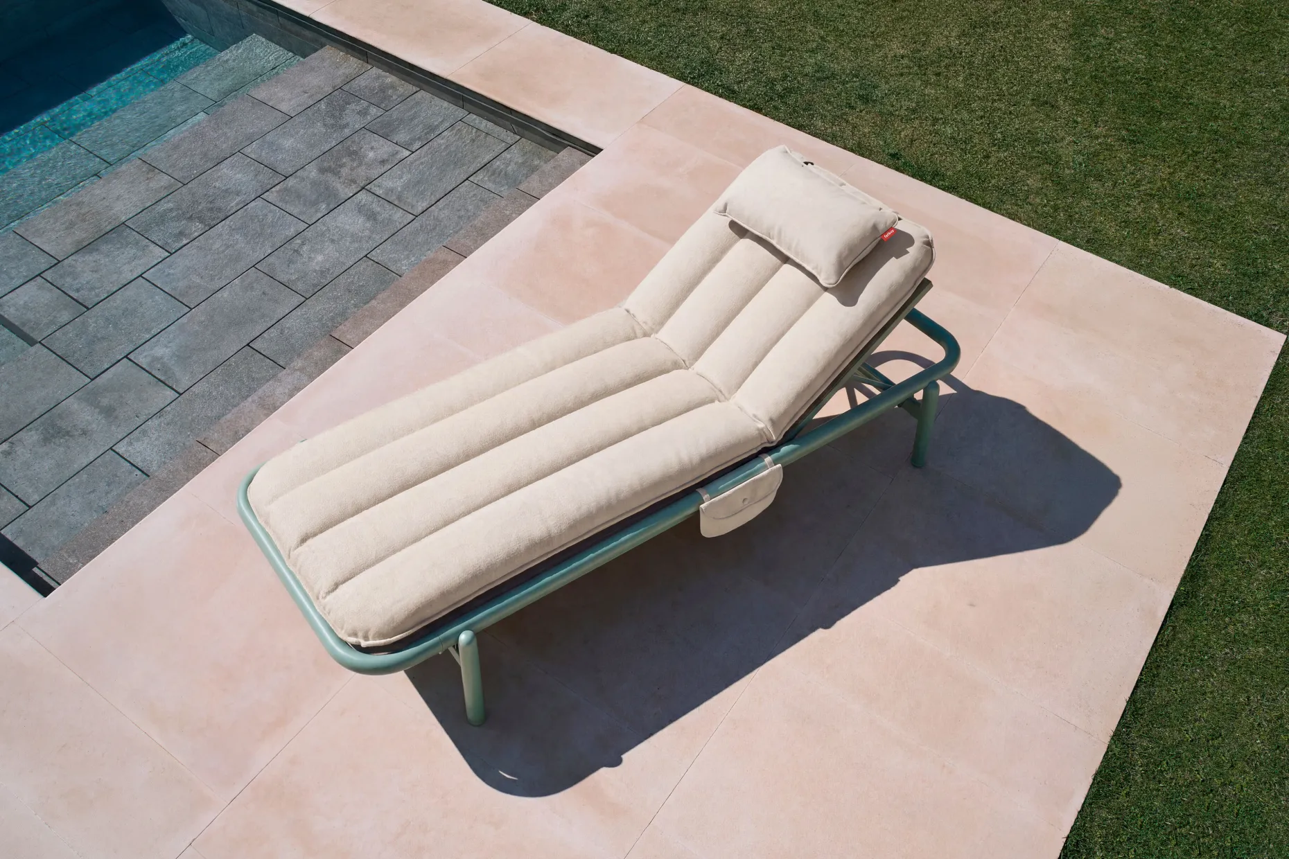 Sunbun Daybed Daybed d’extérieur, marron, 212x97x39 cm