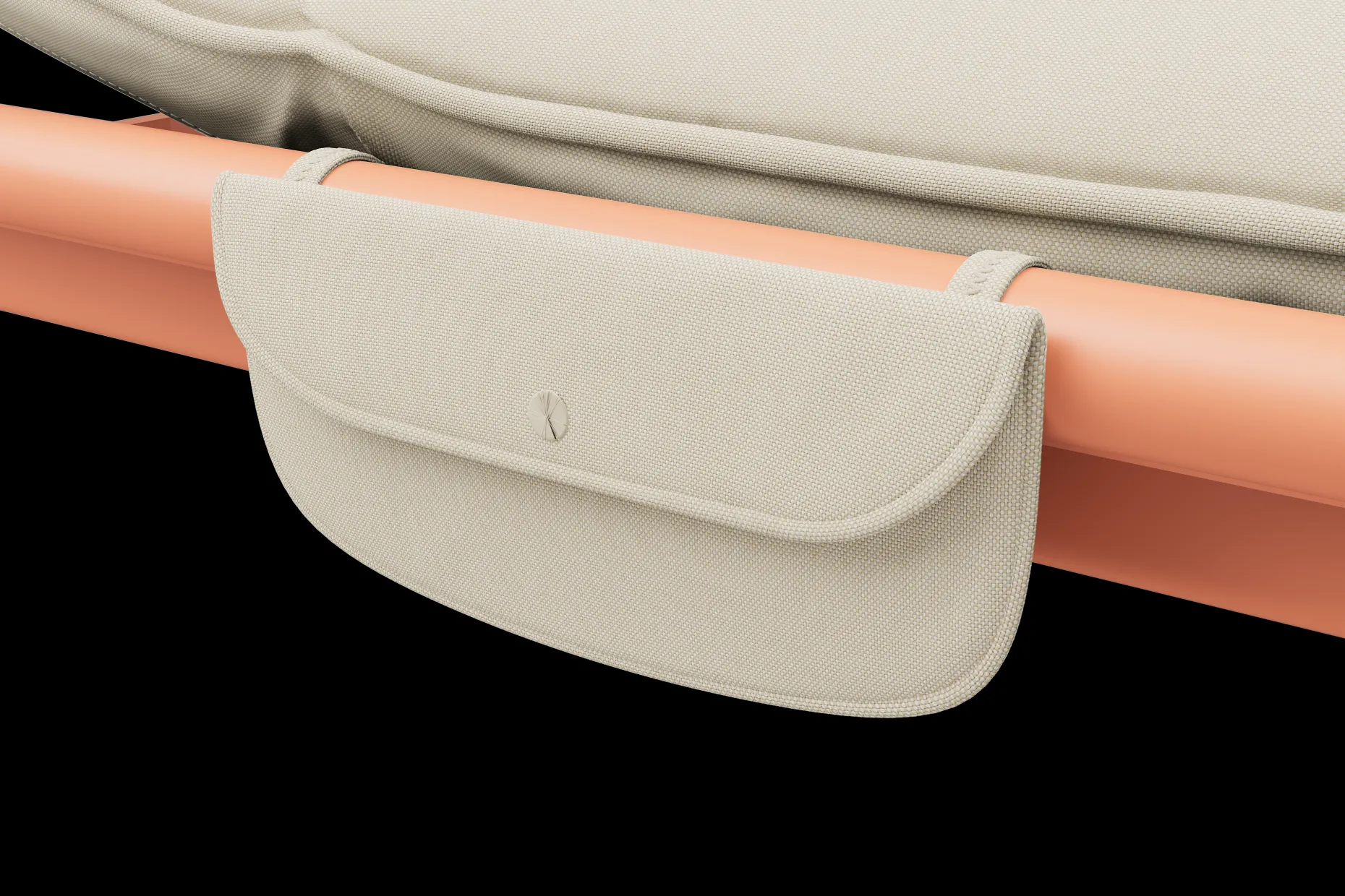 Sunbun Daybed Daybed d’extérieur, beige, 212x97x39 cm