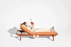 Sunbun Daybed Daybed d’extérieur, beige, 212x97x39 cm
