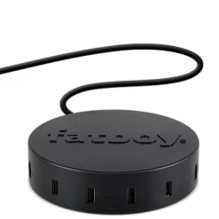 Supercharger Avec ce superchargeur, vous pouvez charger jusqu'à 12 lampes Fatboy en même temps. Attention ! Compatible uniquement avec des câbles de charge USB-A.,cm