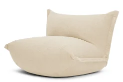 the BonBaron Sherpa Fauteuil lounge, beige, 120x120x75 cm