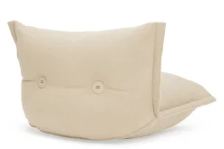 the BonBaron Sherpa Fauteuil lounge, beige, 120x120x75 cm