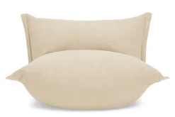 the BonBaron Sherpa Fauteuil lounge, beige, 120x120x75 cm