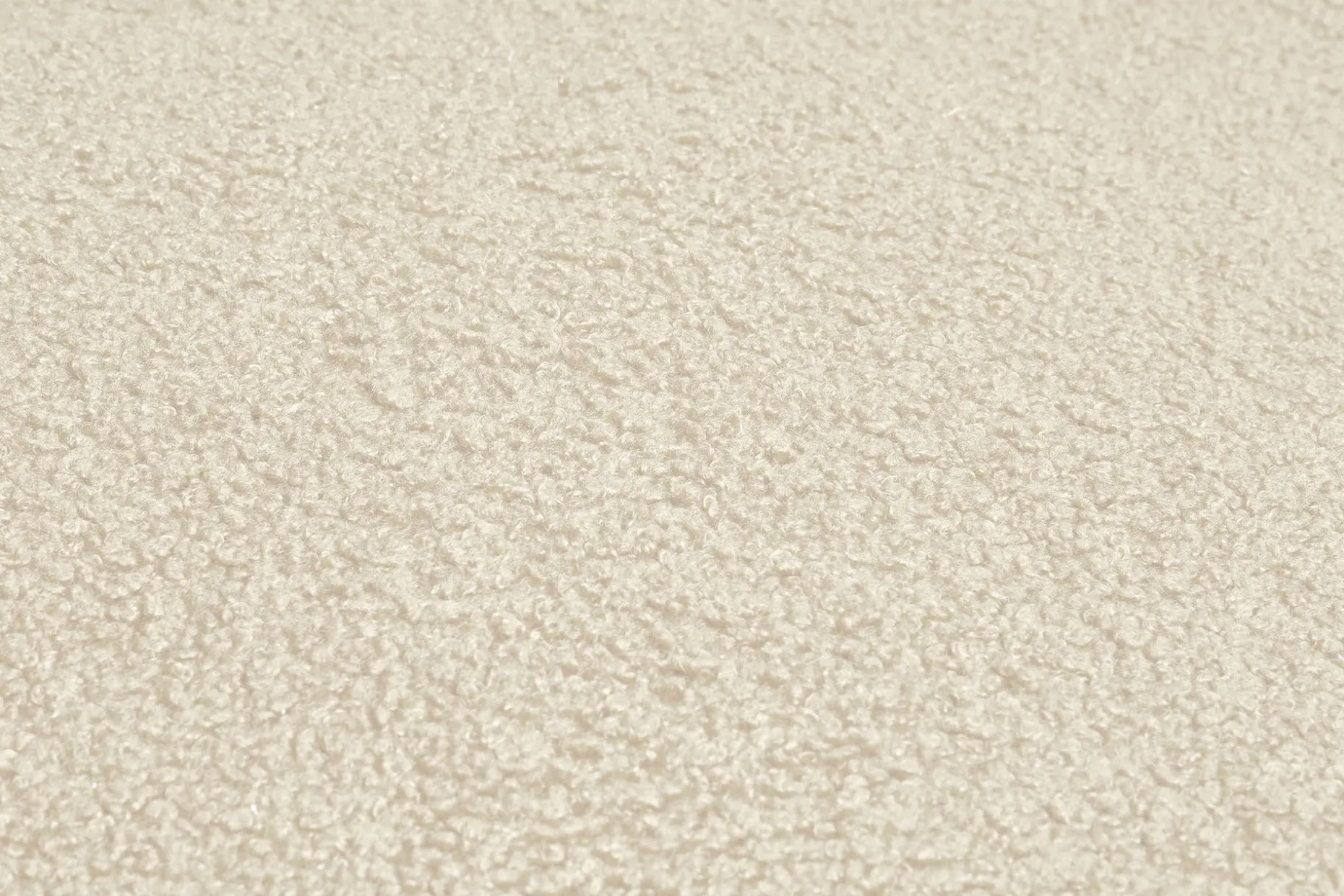 the BonBaron Sherpa Fauteuil lounge, beige, 120x120x75 cm