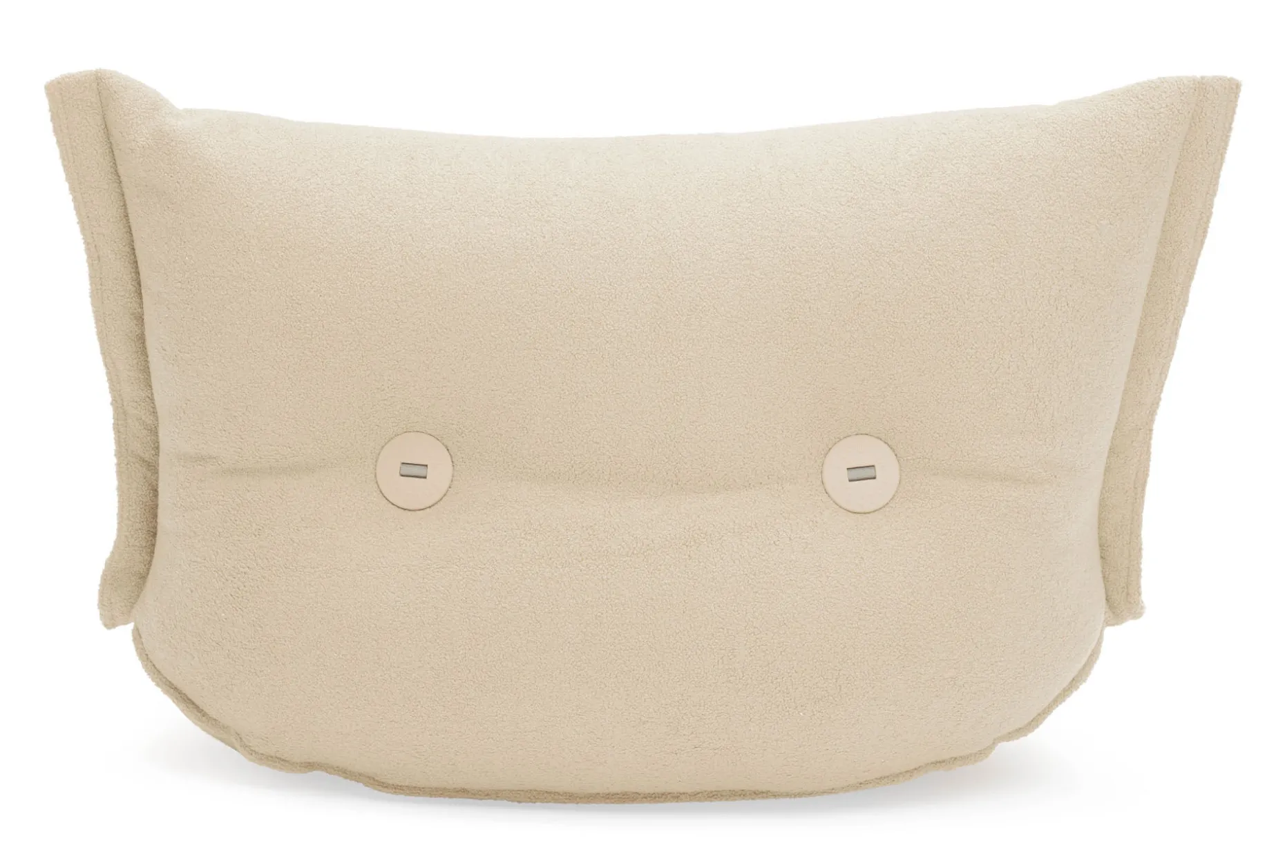 the BonBaron Sherpa Fauteuil lounge, beige, 120x120x75 cm