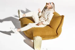 the BonBaron Sherpa Fauteuil lounge, or, 120x120x75 cm