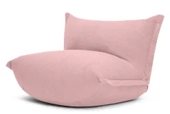 the BonBaron Sherpa Fauteuil lounge, rose, 120x120x75 cm
