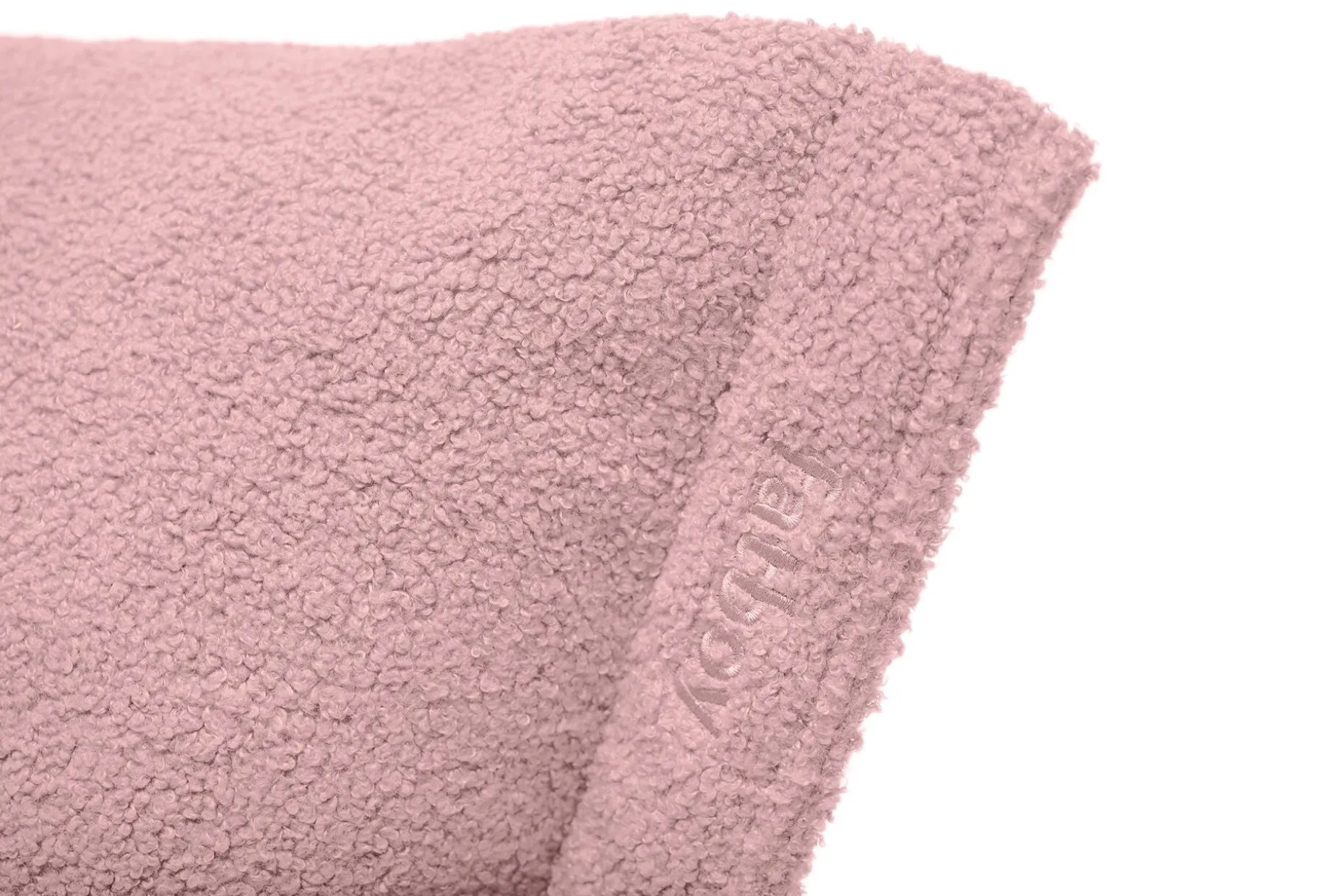 the BonBaron Sherpa Fauteuil lounge, rose, 120x120x75 cm