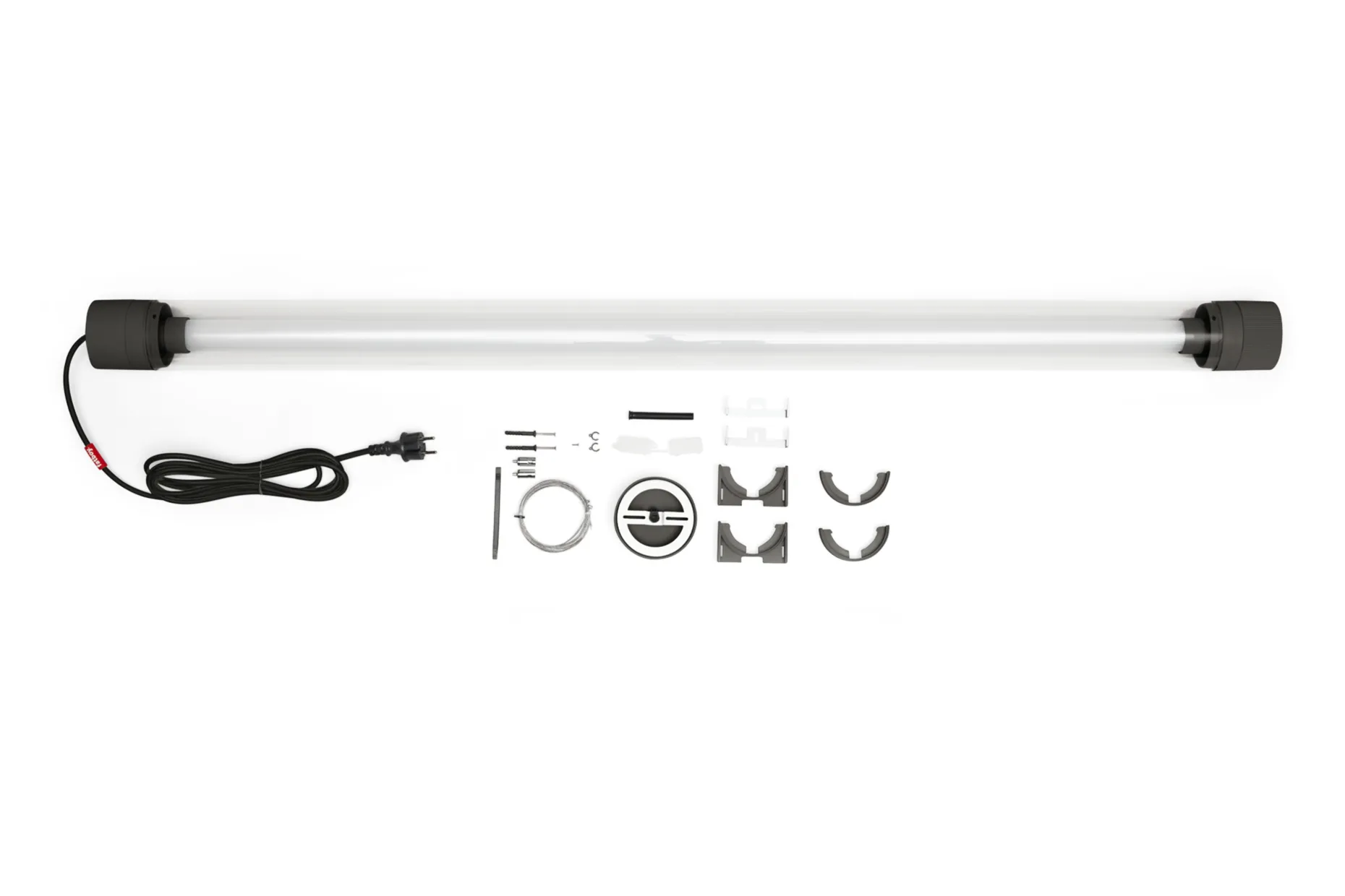 Tjoep Large Suspension, black, 9x150x9 cm