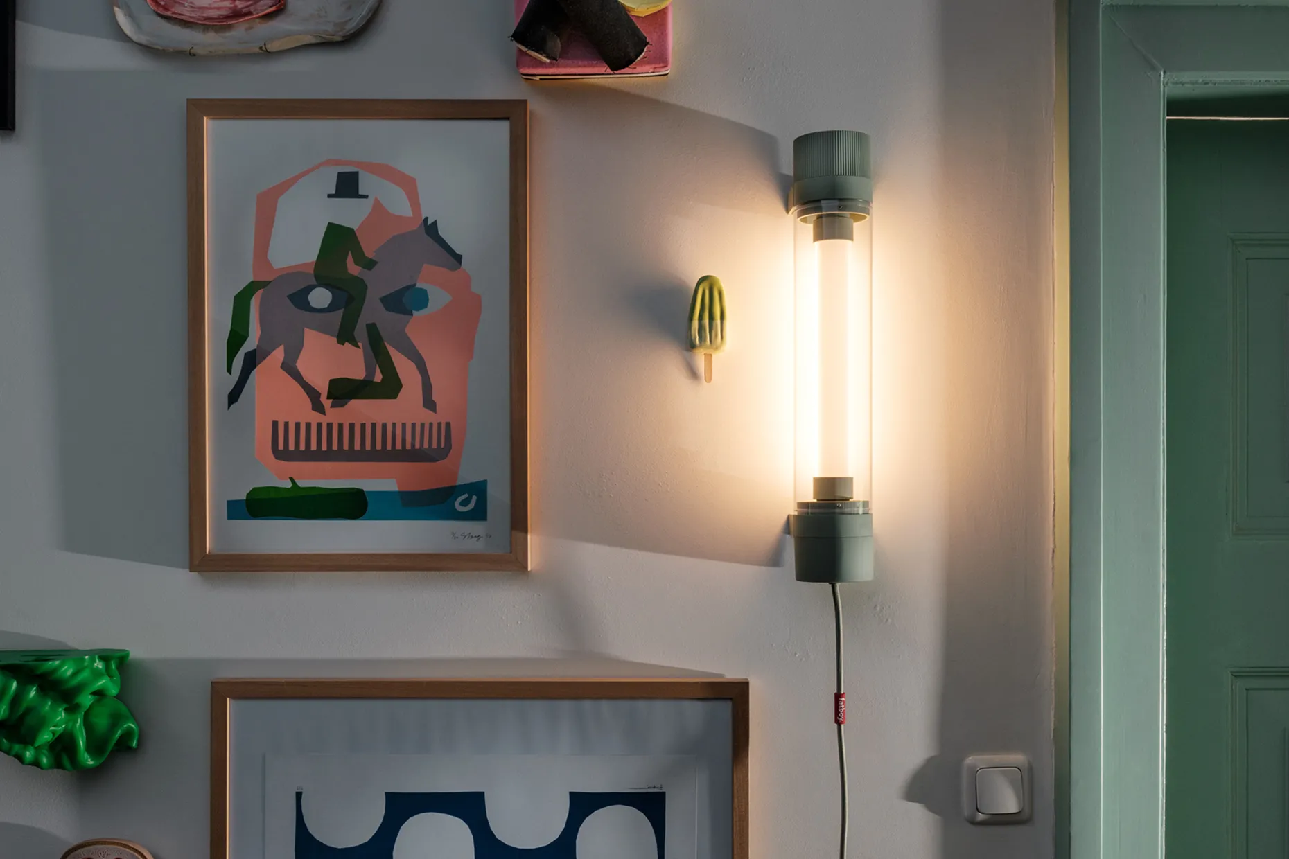 Tjoep Small Suspension, vert, 9x50x9 cm
