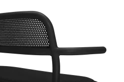 Toní Bankski Petit banc de jardin, black, 124x53.5x79 cm
