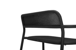 Toní Bankski Petit banc de jardin, black, 124x53.5x79 cm