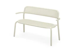 Toní Bankski Petit banc de jardin, beige, 124x53.5x79 cm