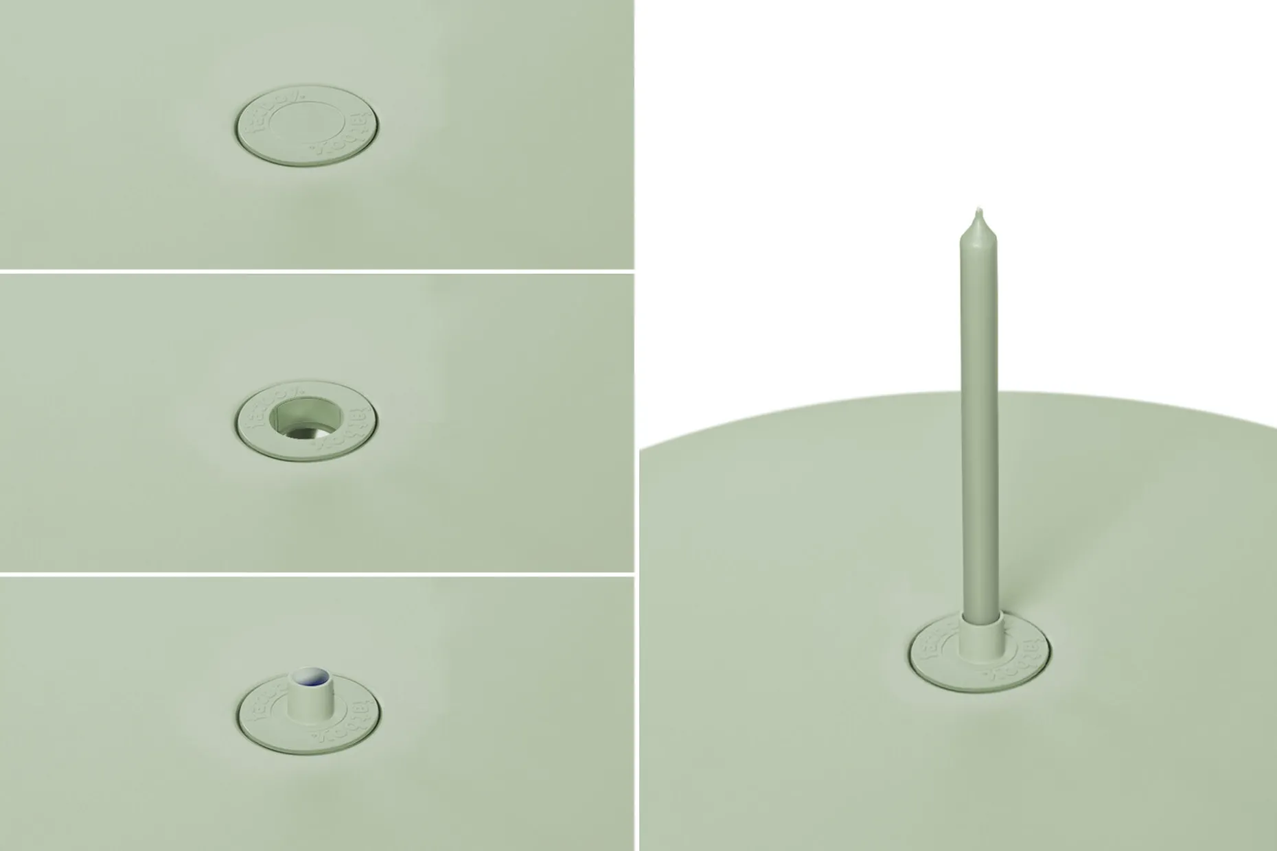 Toní Bistreau Petite table de jardin, vert, 80x80x76 cm