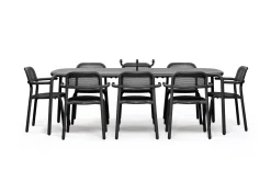 Toní Tablo Grande table de jardin, black, 220x99x76 cm