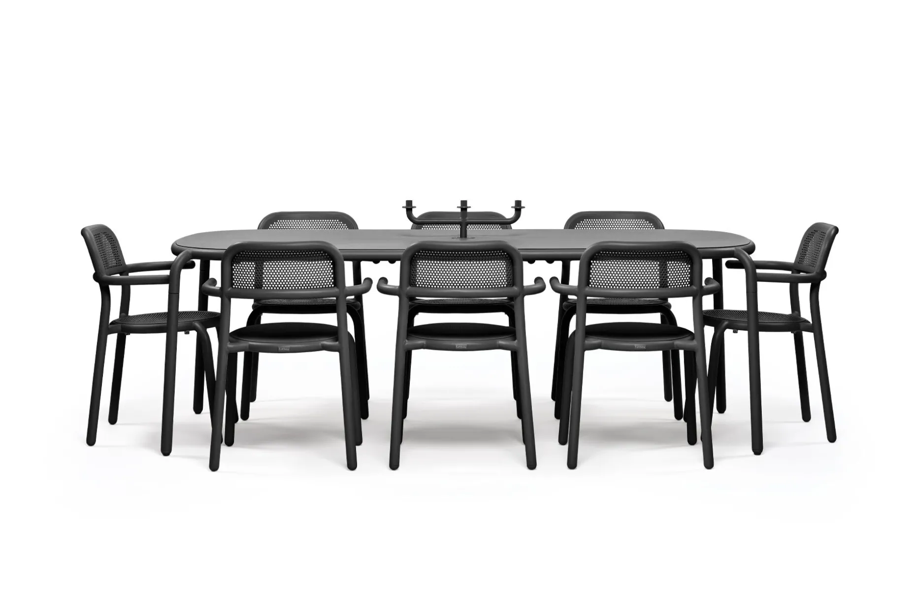Toní Tablo Grande table de jardin, black, 220x99x76 cm