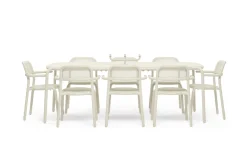 Toní Tablo Grande table de jardin, beige, 220x99x76 cm