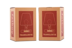 Transloetje Dimmable table lamp, transparent, 16x16x22.5 cm